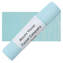Mount Vision Handmade Pastel - Turquoise Green 633 pastel and swatch