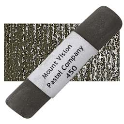 Mount Vision Handmade Pastel - Warm Gray 450 pastel and swatch
