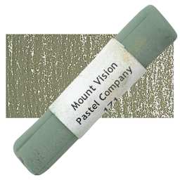 Mount Vision Handmade Pastel - Warm Greenish Gray 171 pastel and swatch