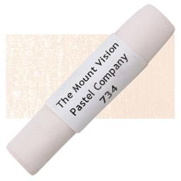 Mount Vision Handmade Pastel - Warm Red 734 pastel and swatch