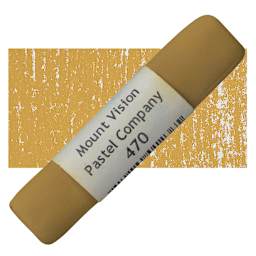 Mount Vision Handmade Pastel - Warm Tan 470 pastel and swatch