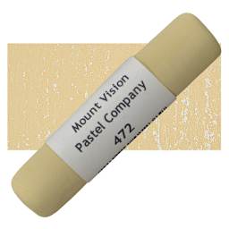 Mount Vision Handmade Pastel - Warm Tan 472 pastel and swatch