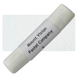 Mount Vision Handmade Pastel - Warm White 3 pastel and swatch