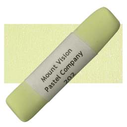 Mount Vision Handmade Pastel - Yellow Green 202 pastel and swatch
