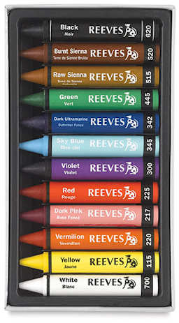 Watersoluble Wax Pastels, Set of 12