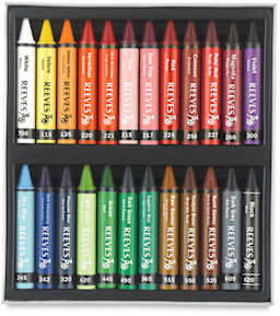 Watersoluble Wax Pastels, Set of 24