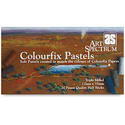 Art Spectrum Colourfix Soft Pastel - Assorted Colors, Set of 20, Half Sticks, front of the packaging