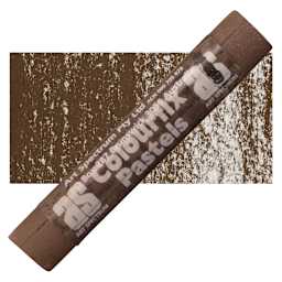 Art Spectrum Colourfix Soft Pastel - Burnt Umber pastel and swatch