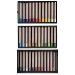 Caran d'Ache Pastel Pencil Set - 3 trays of Set of 76 Assorted Colors