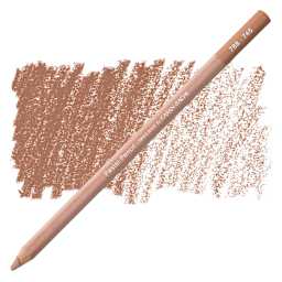 Caran d'Ache Pastel Pencil - Warm Earth 40% pencil and swatch