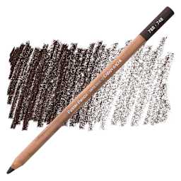 Caran d'Ache Pastel Pencil - Warm Earth 70% pencil and swatch