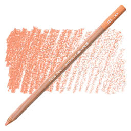 Caran d'Ache Pastel Pencil - Herculanum Red pencil and swatch