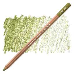 Caran d'Ache Pastel Pencil - Light Reseda pencil and swatch