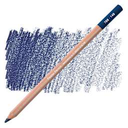 Caran d'Ache Pastel Pencil - Night Blue pencil and swatch