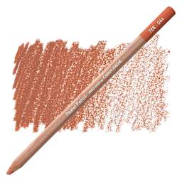 Caran d'Ache Pastel Pencil - Terracotta pencil and swatch