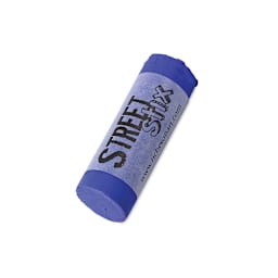 Richeson Street Stix Pavement Pastels Set - Deep Blue Pastel shown at slight angle
