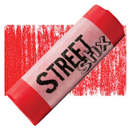 Richeson Street Stix Pavement Pastel - Red 131 pastel and swatch