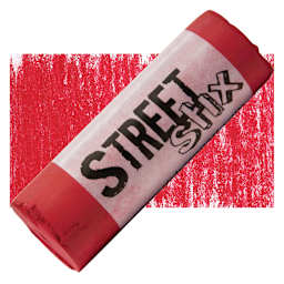 Richeson Street Stix Pavement Pastel - Red 137 pastel and swatch