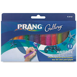 Prang Ambrite Paper Chalk - Set of 12