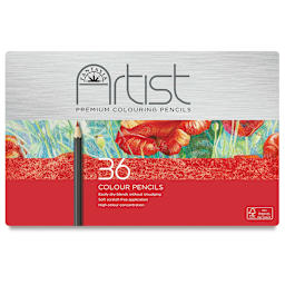 Fantasia Colored Pencil Sets - Front of package of Set of 36 Pencils