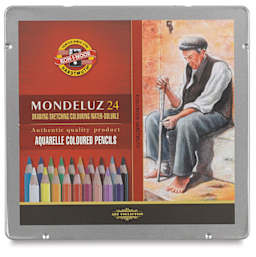 Aquarelle Pencils - Front cover of Set of 24 Colors