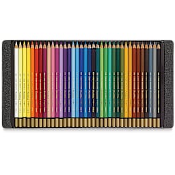 Koh-I-Noor Mondeluz Aquarelles Watercolor Pencil Set - Assorted Colors, Tin, Set of 36
