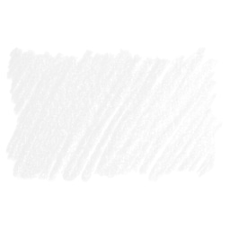 Koh-I-Noor Polycolor Dry Color Drawing Pencil - White 1, swatch