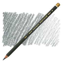 Koh-I-Noor Polycolor Dry Color Drawing Pencil - Cold Grey 38, swatch and pencil