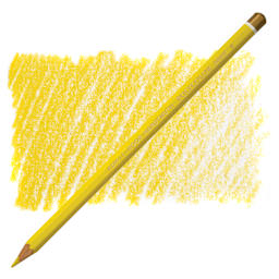 Koh-I-Noor Polycolor Dry Color Drawing Pencil - Yellow 3, swatch and pencil