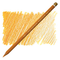 Koh-I-Noor Polycolor Dry Color Drawing Pencil - Naples Yellow 44, swatch and pencil