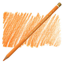 Koh-I-Noor Polycolor Dry Color Drawing Pencil - Orange Yellow 42, swatch and pencil