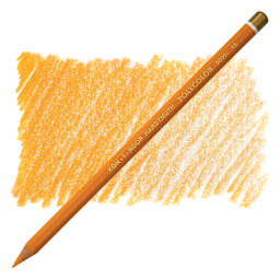 Koh-I-Noor Polycolor Dry Color Drawing Pencil - Light Orange 45, swatch and pencil