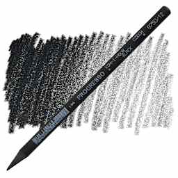 Koh-I-Noor Woodless Colored Pencil - Black pencil and swatch