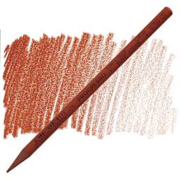 Koh-I-Noor Woodless Colored Pencil - Burnt Sienna pencil and swatch