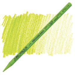 Koh-I-Noor Woodless Colored Pencil - Light Green pencil and swatch