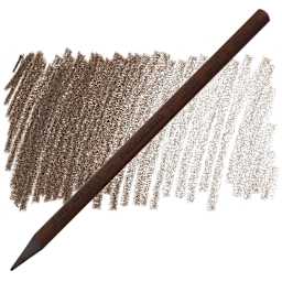Koh-I-Noor Woodless Colored Pencil - Natural Sepia pencil and swatch