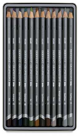 Derwent Graphitint Pencils - Set of 12  Inside of Package