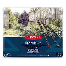 Derwent Graphitint Pencil Set - Set of 24 front of package