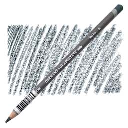 Derwent Graphitint Pencil - Steel Blue pencil and swatch
