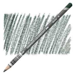Derwent Graphitint Pencil - Slate Green pencil and swatch