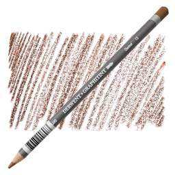 Derwent Graphitint Pencil - Chestnut pencil and swatch