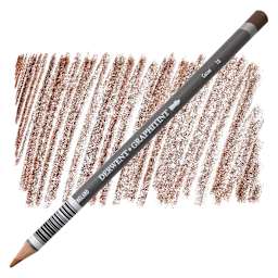 Derwent Graphitint Pencil - Cocoa pencil and swatch