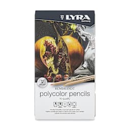 Oil-Based Colored Pencils, Set of 12, Front cover view