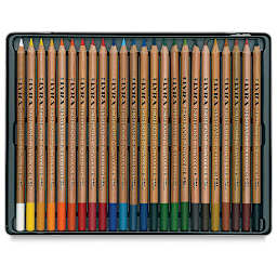 Oil-Based Colored Pencils, set of 24, Open package view