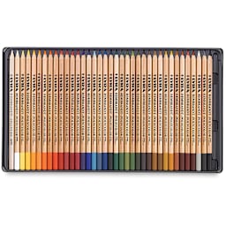 Oil-Based Colored Pencils, Set of 36, Open package view