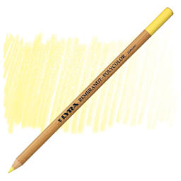 Lyra Rembrandt Polycolor Premium Oil-Based Colored Pencil - Light Yellow pencil and swatch