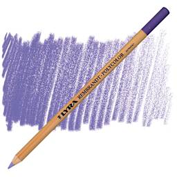 Lyra Rembrandt Polycolor Premium Oil-Based Colored Pencil - Light Violet pencil and swatch