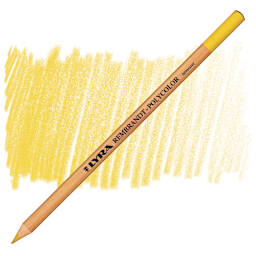 Lyra Rembrandt Polycolor Premium Oil-Based Colored Pencil - Raw Sienna pencil and swatch