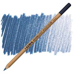 Lyra Rembrandt Polycolor Premium Oil-Based Colored Pencil - Oriental Blue pencil and swatch