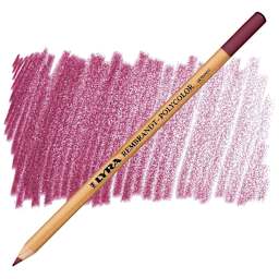 Lyra Rembrandt Polycolor Premium Oil-Based Colored Pencil - Purple pencil and swatch
